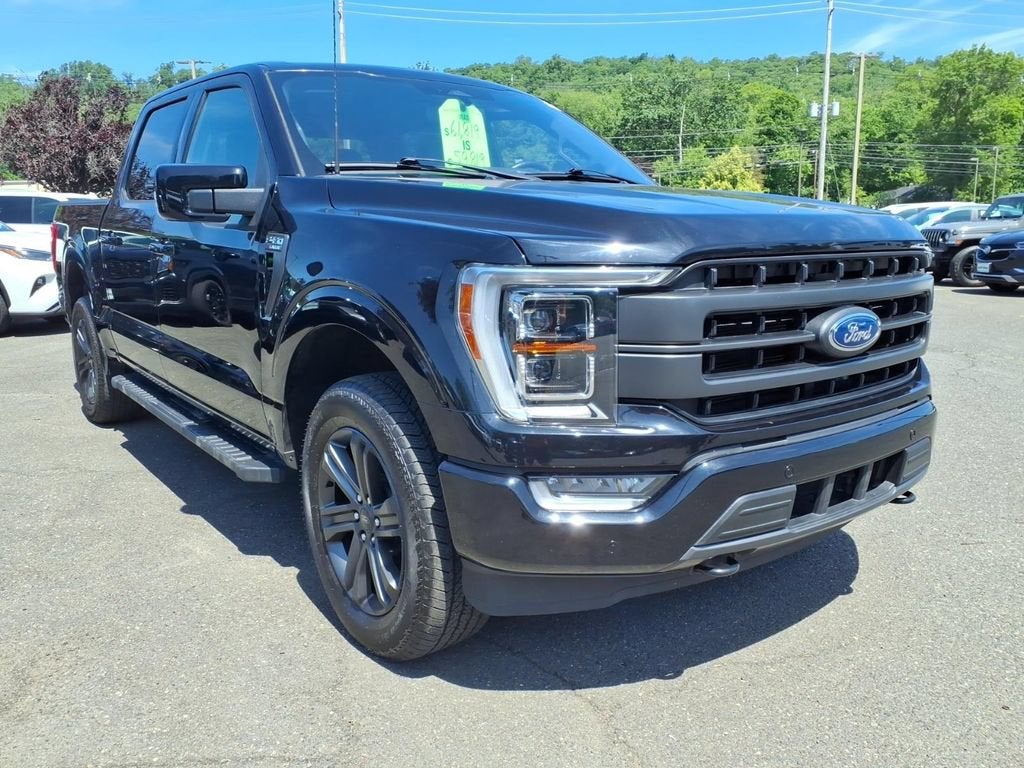 2023 Ford F-150 XL in Black — front three-quarter view
