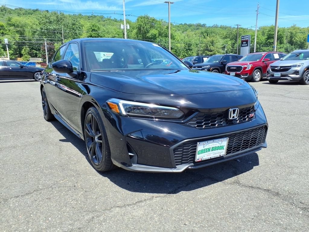 2026 Honda Civic Si Base in Black — front three-quarter view